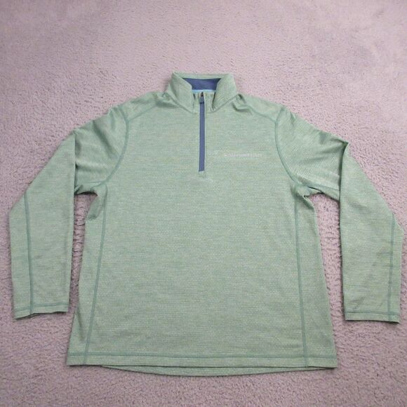 Vineyard Vines On‎ The Go Sankity Quarter Zip Pullover size M Golf Performance - Picture 1 of 9